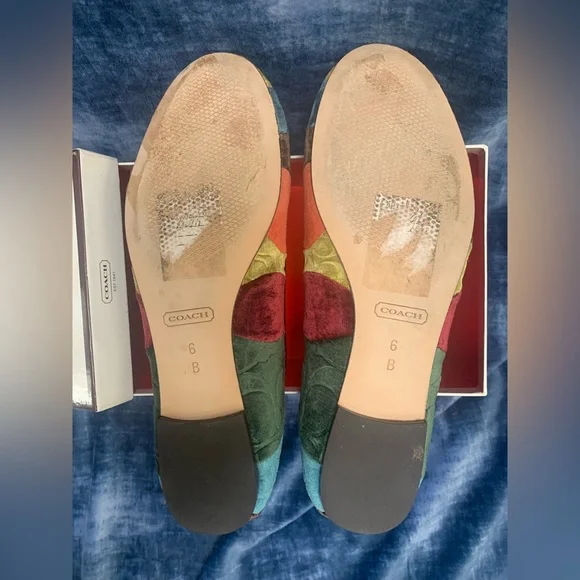Coach Multicolor Patchwork Flats - Picture 4 of 4